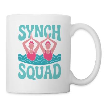 Synchronschwimmen Kunstschwimmen Wassersport - Tasse - Weiß - Rechts