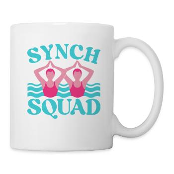 Synchronschwimmen Kunstschwimmen Wassersport - Tasse - Weiß - Rechts