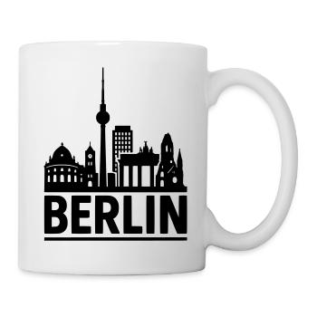 Berlin Skyline Hauptstadt - Tasse - Weiß - Rechts