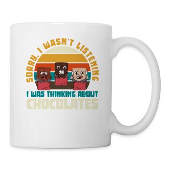 Retro Humor: Chocolate Bar Trio - Mug - white - Right