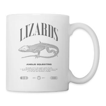 Cuban Knight Anole Reptile Keeper Lizard - Mug - white - Right