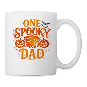 Ein gruseliger Papa Halloween Party Spaß - Tasse - Weiß - Rechts