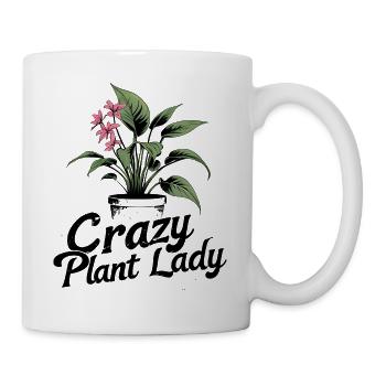 Crazy Plant Lady Bloom Tee - Mug - white - Right
