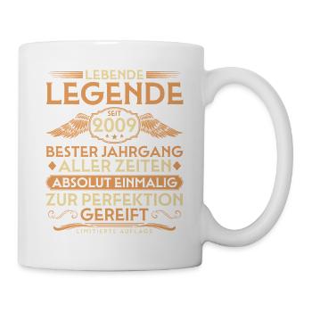 17th Birthday - Legend since 2009 Vintage - Mug - white - Right