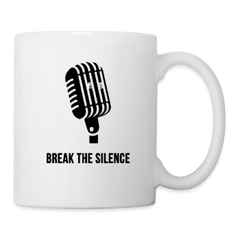 Break the Silence - Tasse - Weiß - Rechts