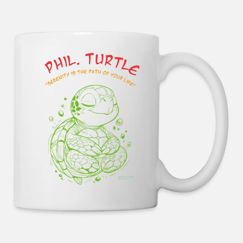 Phil Turtle Zen Path Tee - Tasse - Weiß