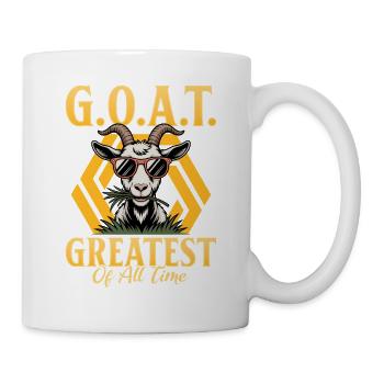 Funny Farm Animal Goat - Tasse - Weiß - Rechts