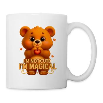 Heart Bear - Not Cute, I'm Magical - Mug - white - Right