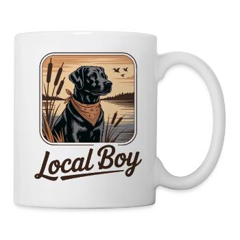 Local Boy Labrador Jagd Hund - Tasse - Weiß - Rechts