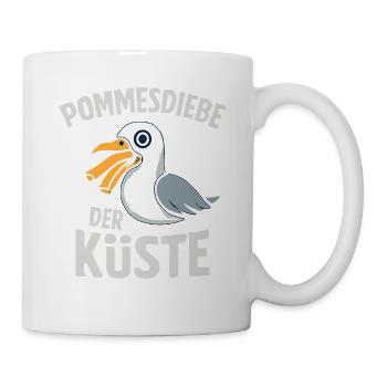 French Fry Thieves Coastal Pelican - Mug - white - Right
