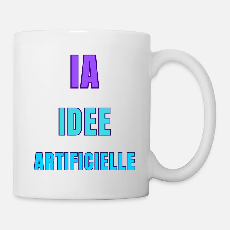 Idée Artificielle IA - Mug blanc - blanc
