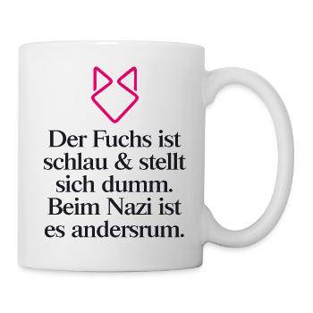 Gegen Rechts - Tasse - Weiß - Rechts