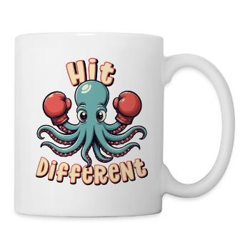 Anders treffen - Tasse - Weiß - Rechts