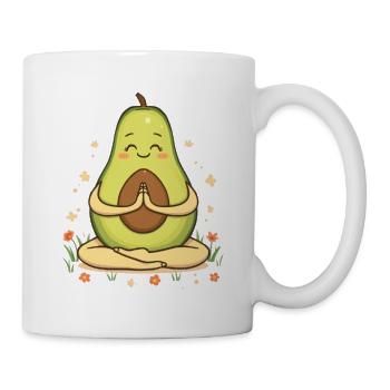Avocado Meditation Figure - Mug - white - Right