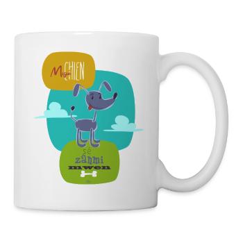 Misié Hund - Tasse - Weiß - Rechts