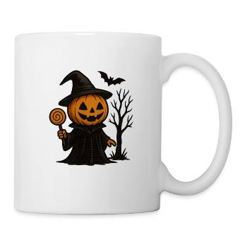 Citrouille magicien Costume d’Halloween - Mug blanc - blanc - Droite