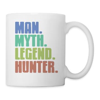 Epic Hunter Outdoorsman Humor for Legendary Men - Mug - white - Right