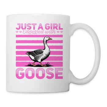 Funny Bird Goose - Mug - white - Right