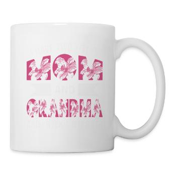Mama & Oma Lustiger Spruch Oma Muttertag - Tasse - Weiß - Rechts