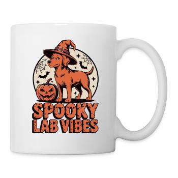 Spooky Foxred Labrador Halloween - Mug - white - Right