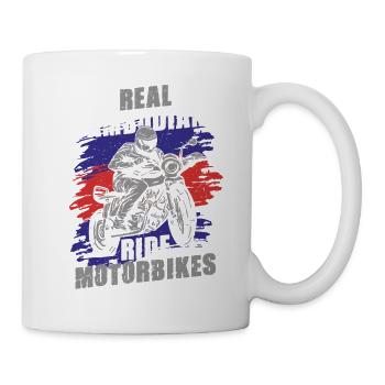 Cambodge Moto cambodgien - Mug blanc - blanc - Droite