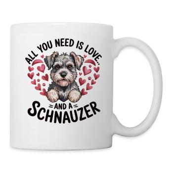 Chemise Schnauzer pour Dog Mom & Dog Dad - Mug blanc - blanc - Droite