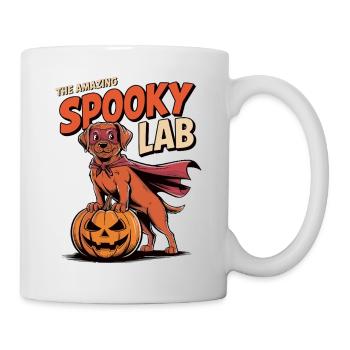 Spuk Foxred  Lab Halloween Hund - Tasse - Weiß - Rechts