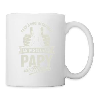 So sieht der beste Opa der Welt aus - Tasse - Weiß - Rechts