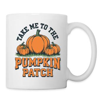 Emmenez-moi au champ de citrouilles - Mug blanc - blanc - Droite