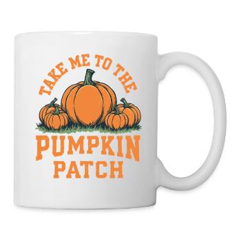 Emmenez-moi au champ de citrouilles - Mug blanc - blanc - Droite
