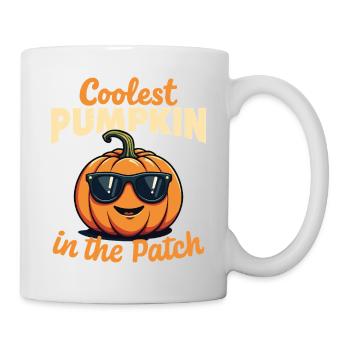 Der coolste Kürbis im Patch - Tasse - Weiß - Rechts