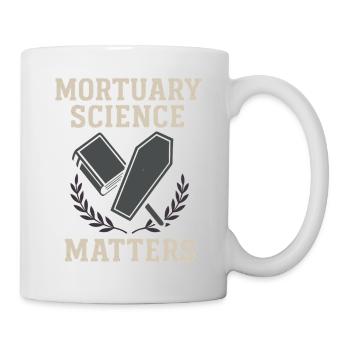 Cadavre Science Humour noir Mort Positif - Mug blanc - blanc - Droite