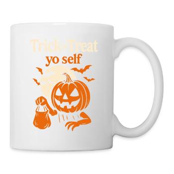 Trick Or Treat Yo Self Halloween Drôle Costume - Mug blanc - blanc - Droite