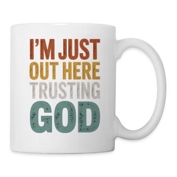 I Trust God Motif - Mug - white - Right