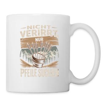 Archery design for archers and courses - Mug - white - Right