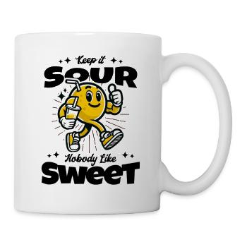 Citrons aigre-doux Citron Fruits Limonade Stand - Mug blanc - blanc - Droite