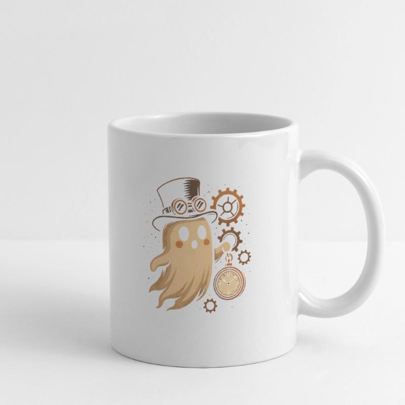 Steampunk Ghost Clockwork Mug
