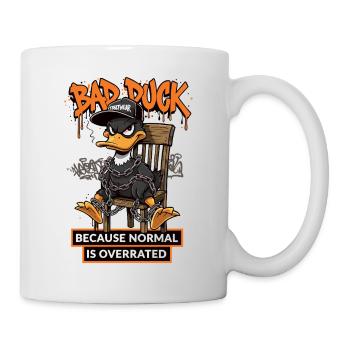 Bad Duck Streetwear Normal Is Overrated - Mug - white - Right