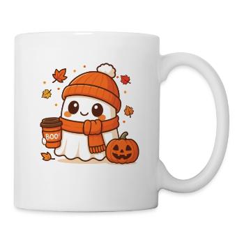 Halloween Coffee Ghost Caffeinated Boo - Mug - white - Right