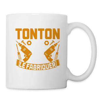 Si Tonton ne peut pas le fabriquer humour bricolag - Mug blanc - blanc - Droite