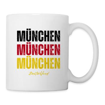 Mémoire de Munich, Munich Allemagne - Mug blanc - blanc - Droite