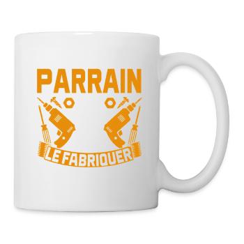 Si Parrain ne peut pas le fabriquer humour bricola - Mug blanc - blanc - Droite