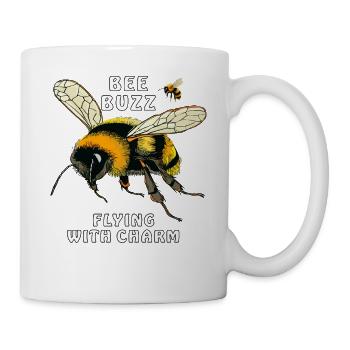 BUMBLEBEES BEE BUZZ FLYING WITH CHARM - Mug - white - Right