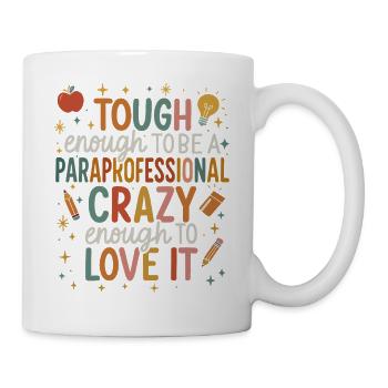 Assez dur pour être un paraprofessionnel - Mug blanc - blanc - Droite