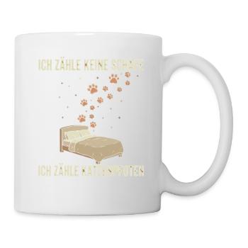 I Count Cat Paws Bed Decor - Mug - white - Right