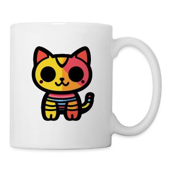Chat Halloween Zombie - Mug blanc - blanc - Droite