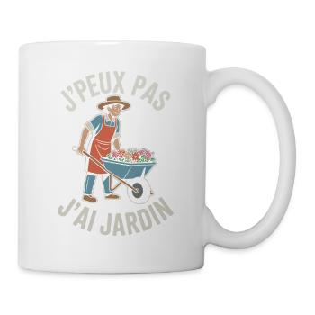 J’peux Pas J’ai Jardin Cadeau Humoristique Jardin - Mug blanc - blanc - Droite