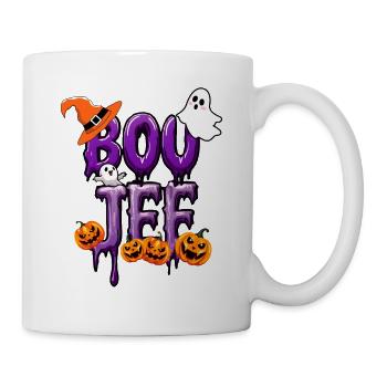 Funny Spooky Season Boujee Ghost Pumpkin Halloween - Mug - white - Right