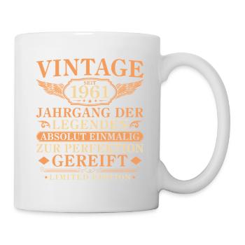 Millésime depuis 1961 Millésime - 65ème anniversaire - Mug blanc - blanc - Droite
