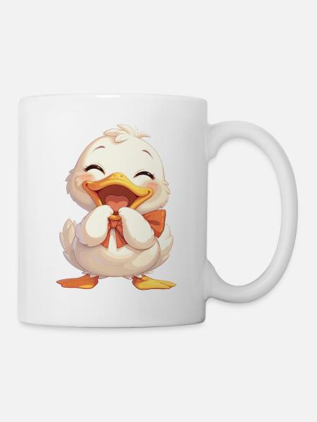 Enten Ente - Tasse - Weiß
